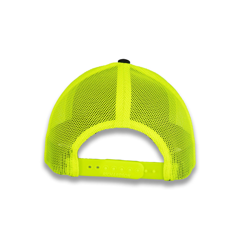 Richardson Five Panel Trucker - Kryptek - Typhon Neon Yellow