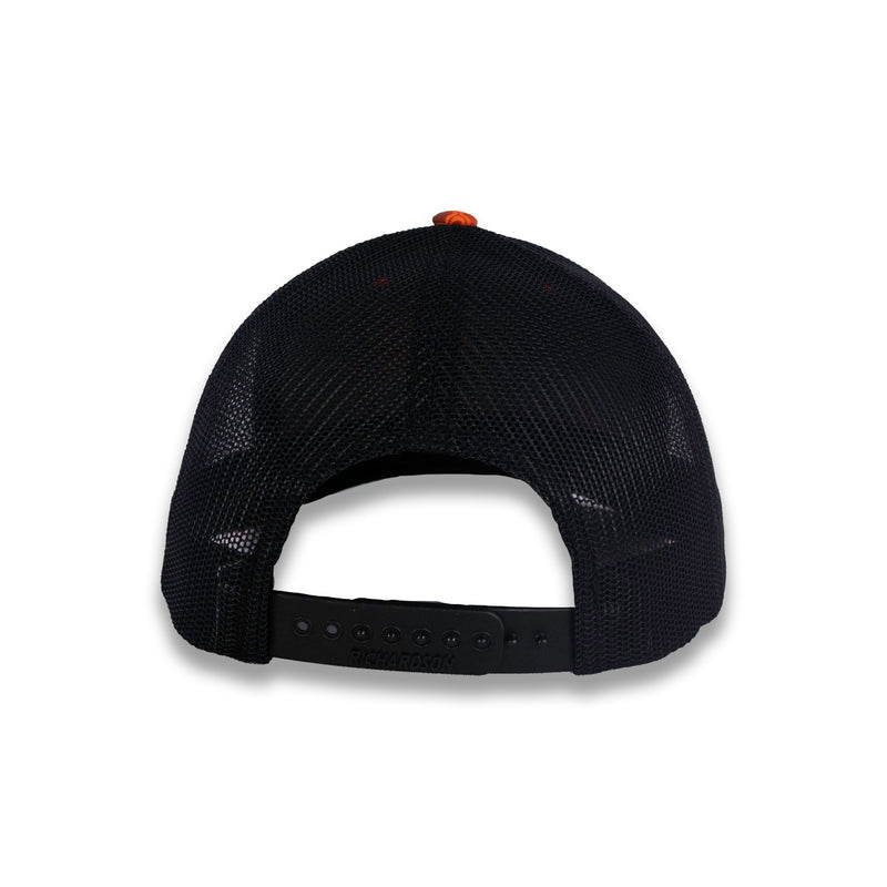 Richardson Five Panel Trucker - Kryptek - Inferno Black