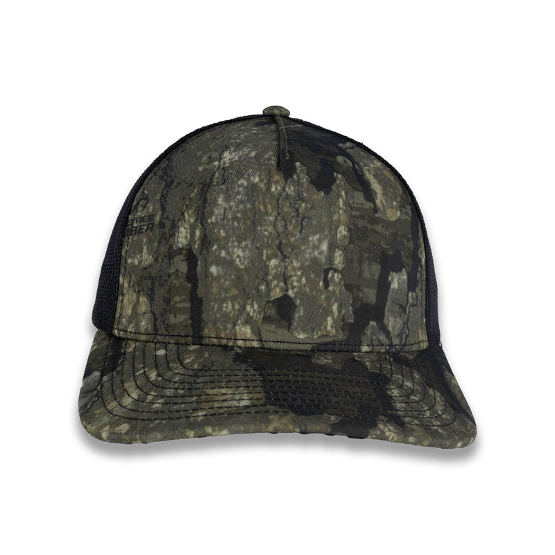 Richardson Five Panel Trucker - Realtree - Timber Black