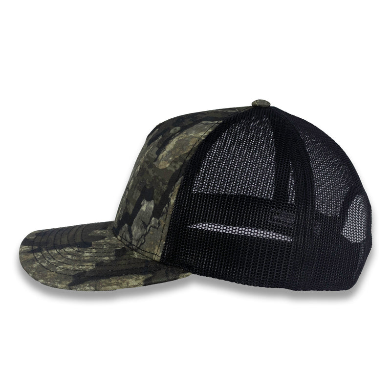 Richardson Five Panel Trucker - Realtree - Timber Black