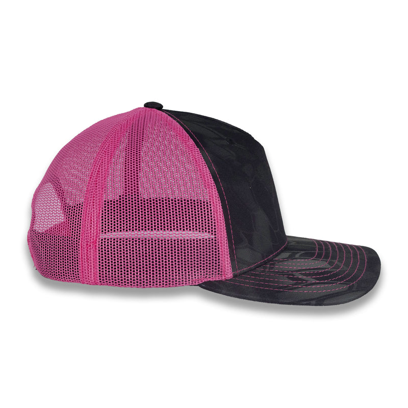 Richardson Five Panel Trucker - Kryptek - Typhon Neon Pink