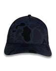 Richardson Five Panel Trucker - Duck - Admiral Duck Camo/Black