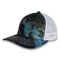Richardson Five Panel Trucker - Kryptek - Neptune White