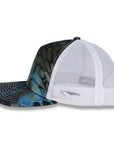 Richardson Five Panel Trucker - Kryptek - Neptune White