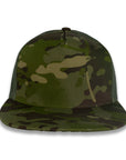 Yupoong Five-Panel Classic Mesh Trucker's Cap - Multicam Tropic/Green