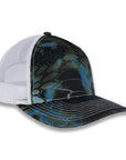 Richardson Five Panel Trucker - Kryptek - Neptune White