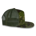 Yupoong Five-Panel Classic Mesh Trucker's Cap - Multicam Tropic/Green