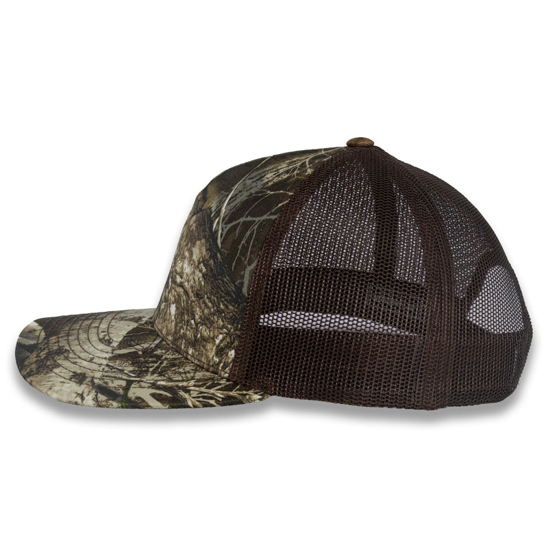Richardson Five Panel Trucker - Realtree - Edge Brown