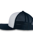 Richardson 112 Split Trucker - White/Navy