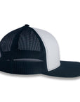 Richardson 112 Split Trucker - White/Navy