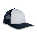 Richardson 112 Split Trucker - White/Navy