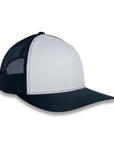 Richardson 112 Split Trucker - White/Navy