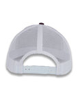Richardson 112 Split Trucker - Maroon/White