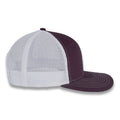 Richardson 112 Split Trucker - Maroon/White
